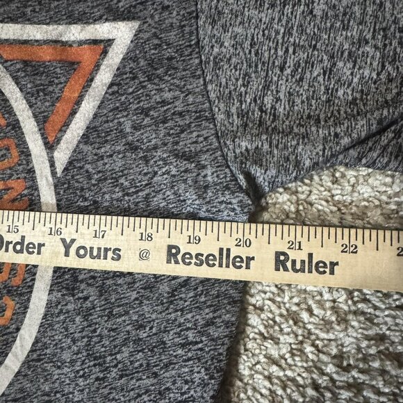 American Fighter Shirt Mens Large Gray Heather Graphic Training Division 1974 - Picture 8 of 9